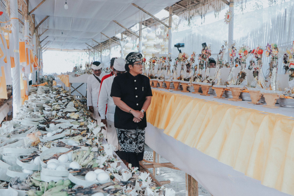 Bupati Giri Prasta Hadiri Karya Atiwa-tiwa dan Atma Wedana Pratisantana Arya Kanuruhan